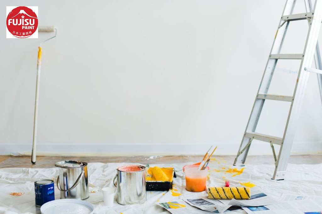 Thiết lập khu vực để dụng cụ sơn